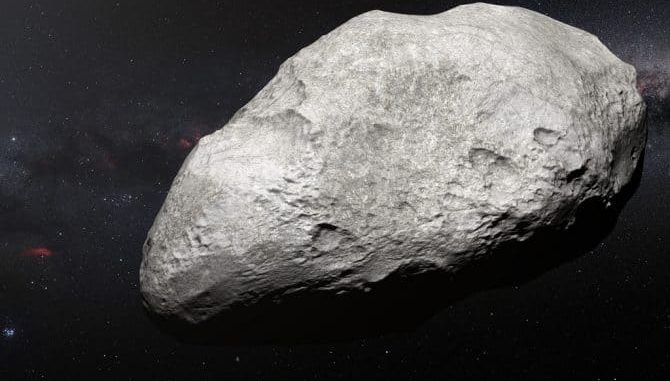 El asteroide que se exilió en los confines del sistema solar